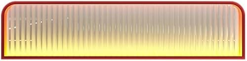 Paravent en verre avec bande lumineuse pour salle à manger et bureau 150 x 45 cm