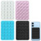 4 Pièces Ventouse Téléphone Portable,Coques De Téléphone à Ventouse en Silicone,Silicone Support Telephone Ventouse,Ventouse Telephone,Coque Ventouse,pour Tous Modèles (Noir, Blanc, Bleu, Rose)