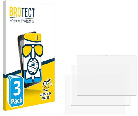 BROTECT Entspiegelungs Schutzglas für ASUS Chromebook Plus CM3401 Flip (3 Stück) Schutzfolie Panzer Folie Glas Matt [Kratzfest 9H, Anti-Reflex]