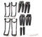SUNSKYLY Quadrocopter Propellerklingen Landing Gear Guard Kit E88 Teng, 1 Ersatzteil/passend für RC Drohne E525 LS-E525 RC