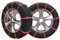 WJYFCL 10 Stück Schneeketten für Autos für BMW 1 3 5 Series F10 F20 F30 G20 F31 F34 G30 F11 X3 F25 X4 I3 M3 M4, Schneereifen Ketten, Schneereifen-Kabelbinder, Verstellbares rutschfeste Ketten