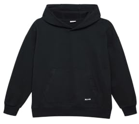 s.Oliver Unisex Oversized-Hoodie mit Kängurutaschen und Schrift-Print