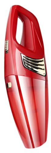 Healifty Aspirateur de Voiture Portable sans Fil Puissant Rouge USB Rechargeable Léger Ergonomique Nettoyage Intérieur Auto Usage Familial