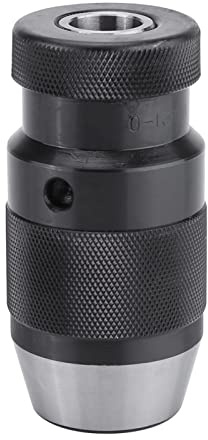 Blaihild Mandrino Autoserrante in Acciaio Senza Chiave 0-13mm 1/2 Pollice B16 Supporto per Tornio Trapano Elettrico Fresatrice, Potente di Serraggio Design a Serraggio Manuale per la Lavorazione dei