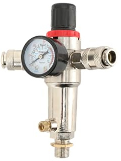 Mreryyse Druckluft Wasserabscheider 3/8 Zoll, Druckluftregler mit Manometer