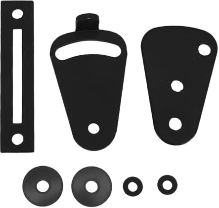 Kisangel Maniglia per cancello da fienile - Maniglie per porte da fienile resistenti - Maniglie per porte scorrevoli interne rustiche - Ferramenta per cancelli esterni per mobili da fattoria e