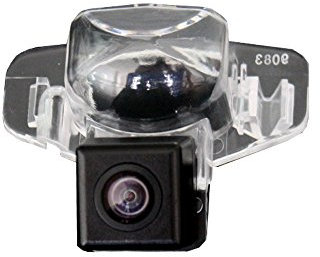 Navinio Car HD CCD RearView Backup Camera in Number Plate Light 170 ° Wide Angle with Reversing Radar Sensor Parking Aid Standard NTSC, Vehicle Specific Camera Integrated in Number Plate Light for
