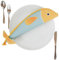 Gift Republic Fisch Schreibmäppchen, Polyester, Mehrfarbig, Fish Pencil Case