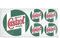 1 x 100 mm 4 x 50 mm vintage olio laminato decalcomania adesivo classico retrò per casco auto moto scooter collezione MioVespa