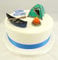 The Cake Emporium Ltd Camping Canoe Camp Fire Decoration Topper set - Birthday Motto & Ribbon Set