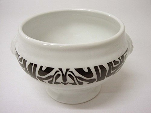 Cuenco Bowl Bol SOPERA CONSOME 400ML Porcelana Cebra Negro