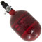 HK Army 48ci 4500psi HPA Paintball-Tank – Aerolite Kohlefaser – Rot