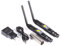 ETEC Professional Set 2x Wireless 2.4G Funk WLAN DMX Sender Empfänger Adapter WiFi kabellos drahtloser Transmitter & Receiver DJ Club Disco Party Veranstaltung Bühnenbeleuchtung Farbmischung