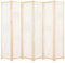 vidaXL Cloison de Séparation 6 Panneaux Séparateur de Pièce Paravent Brise-vue Chambre à Coucher Maison Intérieur Crème 240x170x4 cm Tissu