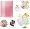 JXE 6 in 1 Accessory Bundle Kit Compatible with Fujifilm Instax Mini 11 Camera (Photo Album, Border Stickers, Desk Frame, Animal Wall Hanging Frames, Lens Filter, Close up Selfie Lens)-PK