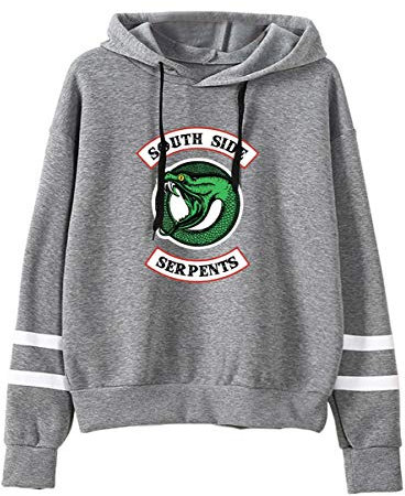 YIMIAO Damen Sweatshirt Inspired by Southside Serpents Digital Druck Sweater Unisex Hoodie Pullover(S)