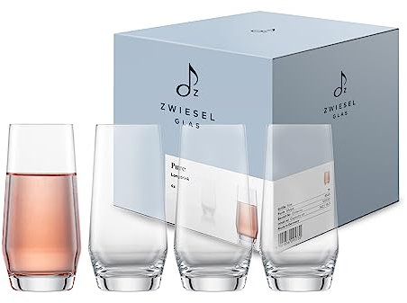 Zwiesel Glas Vasos de cristal Tritán aptos para lavavajillas, fabricados en Alemania (número de referencia 122320)