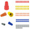 140 PCS Wire Connectors, Electrical Connectors,Wire Caps,Cable Connectors,Quick Connection Terminals