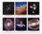 James Webb Teleskop Bilder Wall Poster - Telescope Erfasste Fotos Deko Aesthetic Wandbilder - Weltraum Deko Deko Wohnzimmer Displate - James Webb Space Telescope Set Von 6 (21cm x 30cm (A4))