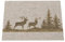 4 x Tischset Platzset Hirsch Ludwig Filz beige Länge 45 cm Tischdekoration Winter Weihnachten