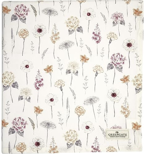 GreenGate Lillith Tischdecke Weiss 150x150cm