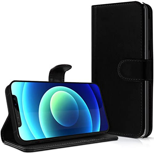 KARYLAX Étui Portefeuille (Noir 4-D) pour Smartphone Logicom Five Pro