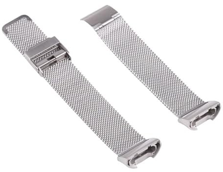 Intercella - Milanese Armband - passend für Fitbit Charge 3 / Charge 4 - Silber, Edelstahl