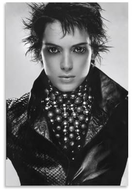 Die Schauspielerin Winona Ryder Poster (32) Poster Malerei Leinwand Wandkunst Wohnzimmer Poster Malerei 08