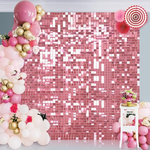 Panneau mural scintillant à paillettes 36 panneaux pour décoration d'anniversaire, de mariage, de fiançailles