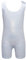 Mufeng Mädchen Metallic Turnbody Ärmellos Tanz Trikot mit Bein Gymnastikanzug Akrobatik Body Ballettbody Bühnenauftritt Tanzkleidung Silber 134-140