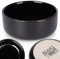 Vilde Cuencos de cerámica para aperitivos, de cerámica, color negro, 9 cm, 150 ml