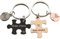 TJUSPIRIT Paar Schlüsselanhänger für Mama Papa Bester PAPA/Beste MAMA der Welt Eltern Schlüsselanhänger mit 2 Anhänger Als Thanksgiving-Tag Weihnachten Geschenk für Papa Mama(Rosegold + Schwarz)