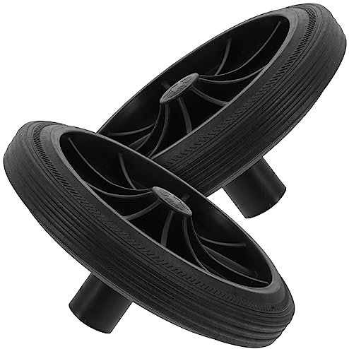 2pcs Trash Can Spare Parts Junk Case Garbage Pail Garbage Cans Outdoor Movable Wastebasket Pulley Wheel Carts Bin Trash Can Repair Tools Trash Can Pulley Wheeled Can Pulley Plastic SECFOU