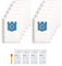 Lot De 12 Sacs Aspirateur Compatibles Avec Miele Gn, AdaptéS à Sac Aspirateur Complete C3, C2,Classic C1,S2 S4 S5 S6 S8, 3d Efficiency Bags + 4 Filtres Moteur + 4 Airclean + 1 Clean Brush
