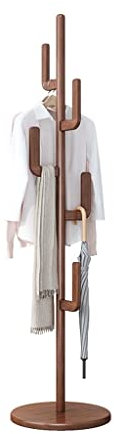 Garderobenständer Standgarderobe Baum Garderobe für Schlafzimmer Wohnzimmer Korridor Vertikale Garderobe zum Aufhängen von Mänteln, Taschen, platzsparendes Design (A)