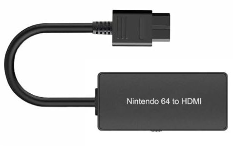 YHAILI N64 zu Konverter mit USB-Kabel, N64 in Out 720P/1080P Adapter für HDTV