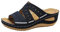 Sandales Femmes Nu-pieds Orthopédique Compensées Sandale Confortable de Plage Offre de Printemps Pantoufles Femme ete Respirantes Semelles épaisses Anti-dérapant Chaussures Bohemia Romain Sandals