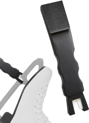 Othrion Ceramic Ice Skate Sharpeners, Ceramic Hockey Skate Sharpener, Dual-Ended V-Blade and Sharpening Stone for On-the-Go Maintenance, Ice Skate Blade Sharpener for Skating Accessories