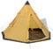 vidaXL Indianerzelt 4 Personen Gelb Wigwam Familienzelt Camping Gruppenzelt