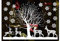 Weihnachtsaufkleber, Fenster, Weihnachten, Dekoration, Sticker, Weihnachten, Dekoration, Fenster, Weihnachten, Dekoration, selbstklebend, abnehmbar, statisch haftend