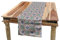 ABAKUHAUS Geometrisch Tischläufer, Portugiesisch Anlagen, Esszimmer Küche Rechteckiger Dekorativer Tischläufer, 40 x 225 cm, Blau Grün