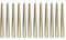 Spitzkerzen Leuchterkerzen lackiert Pearl, 12 Stück, Größe ca. 22 x 240 mm, einzeln in Folie, Tafelkerze Stabkerze