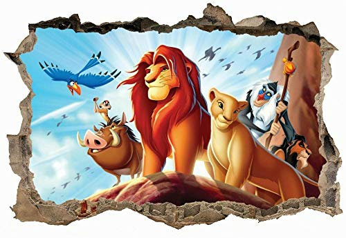 CSCH WandtattooKönig der Löwen, Aufkleber, Aufkleber, Kinder, Schlafzimmer, Kinder, 3d, Wandkunst, Wandbild