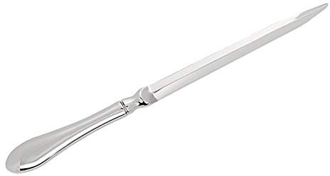 JIHUOO 23cm Metall Brieföffner Umschlagöffner Briefmesser Öffne Umschläge mit Stahlgriff Rostfrei