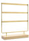 RUBY - Organisateur de Bijoux, Présentoir de Boucle D'oreille en Bois et Métal, Porte-boîte à Bijoux Vintage, Organisateur de Bijoux, Boucles D'oreilles Boîtes à Bijoux (D´or, 3 Étages, L)