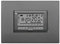 Maxxistore® - BPT TH350 crono termostato 69409100 grigio antracite + Placca