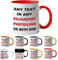 ia wares Personalised Mug - Any Text, Design, Picture or Logo on The Coffee Mug - Customised Coffee Mug Gifts for Birthday Christmas, Anniversary and Other Special Moments(11oz, Red)