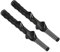 PATIKIL Golf Impugnatura Allenamento 2 pz Mancino Insegnamento Pratica Swing Antiscivolo Ausiliario Aiuto Correzione per Principiante Allenatore Golf Nero