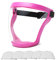 TOKLYUIE Protection intégrale anti-buée super HD réutilisable avec 5 filtres en coton réglable universel, Rose, 1Pcs