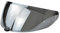 Shkalacar Motorrad Windschutzscheibe Helmlinse Ersatz für HJC i70 i10 Helm, Anti UV, Antibeschlag und Antikratzer Helmvisier(Silber)